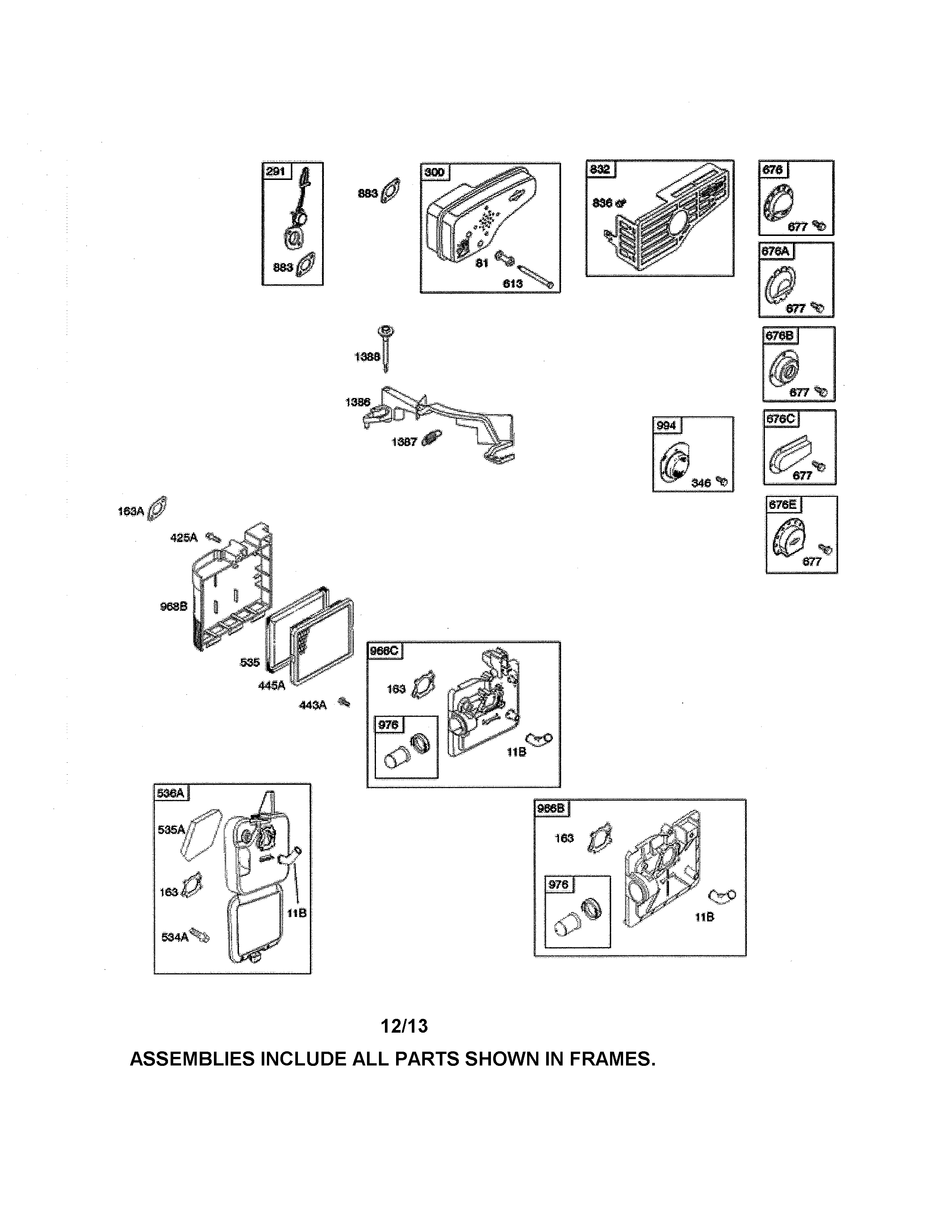 Air cleaner/exhaust system