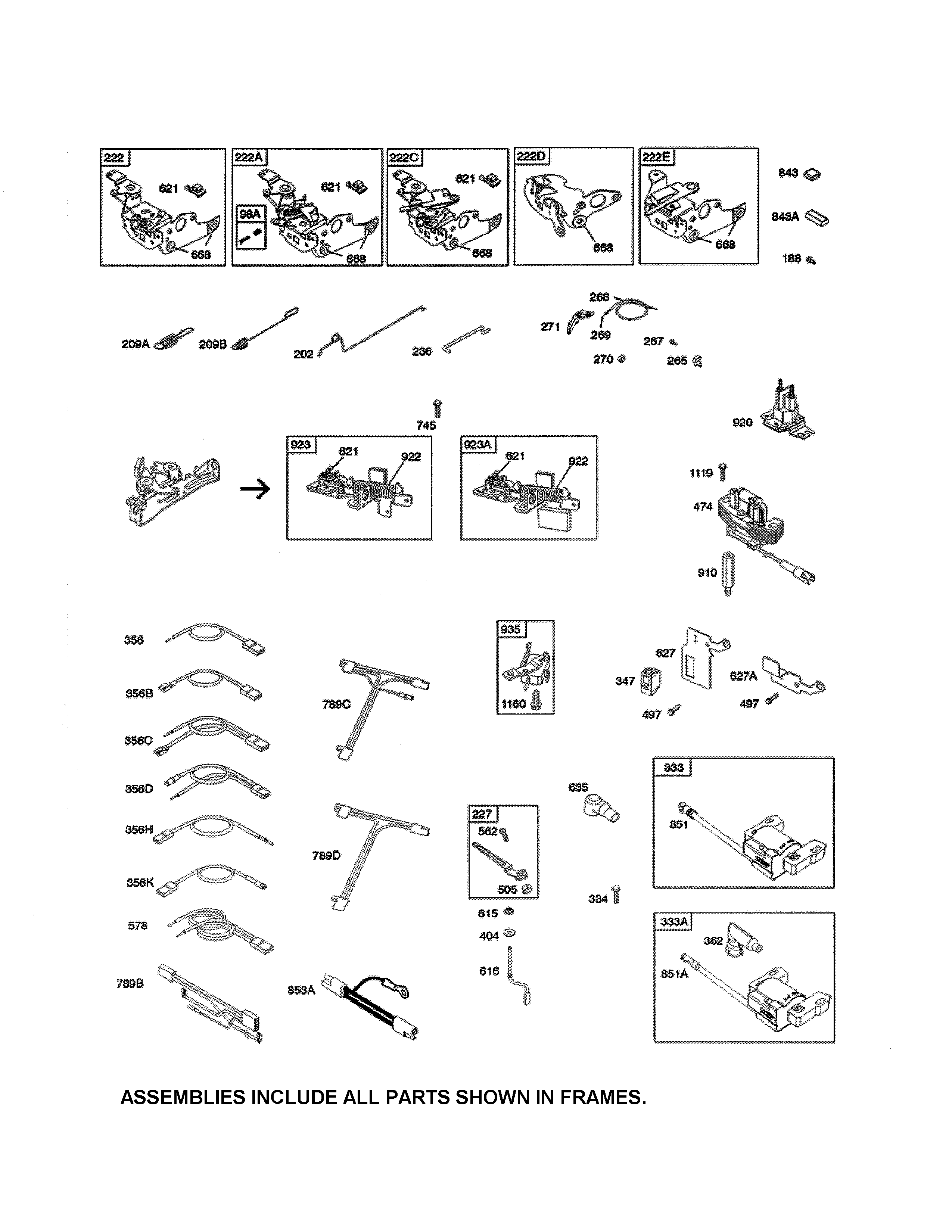 Alternator/controls/flywheel