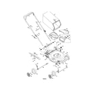 MTD 11A-A25F799 lawn mower diagram