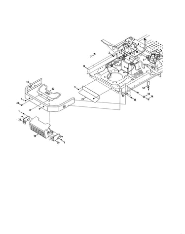 Muffler shield/frame