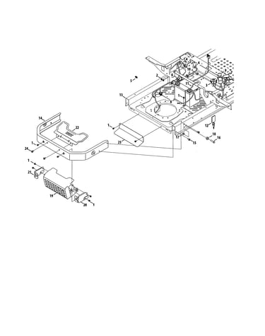 Muffler shield/frame