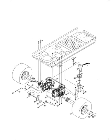 Transmission/wheels