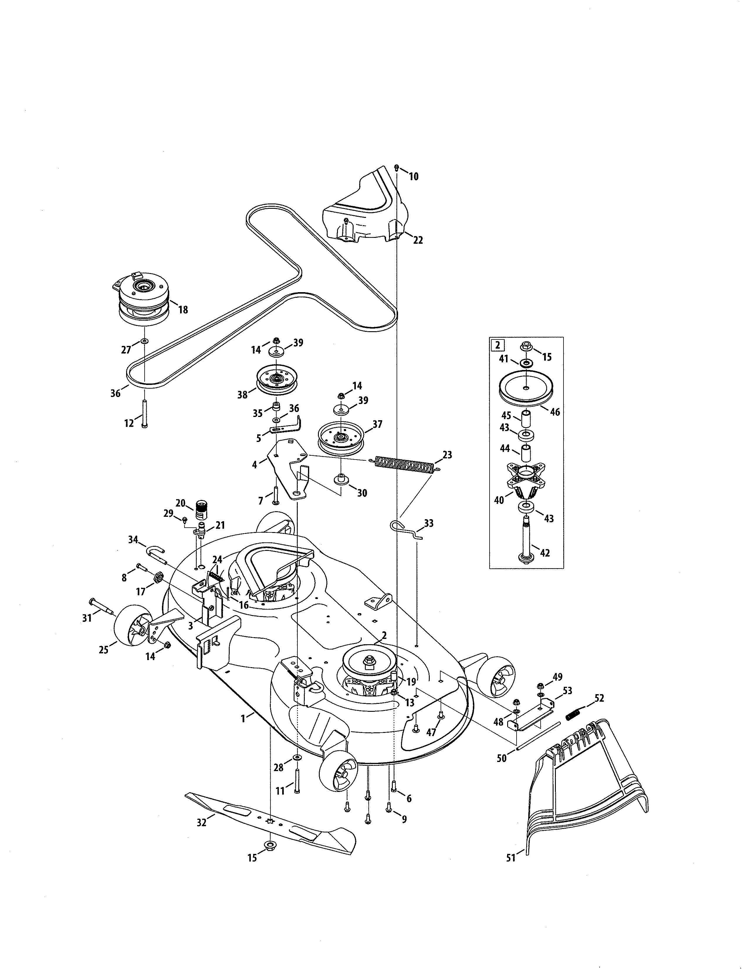 Deck/spindle