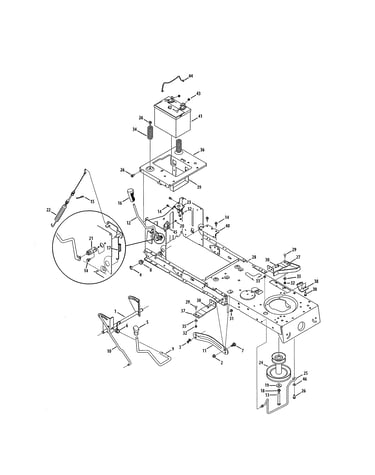 Battery/frame