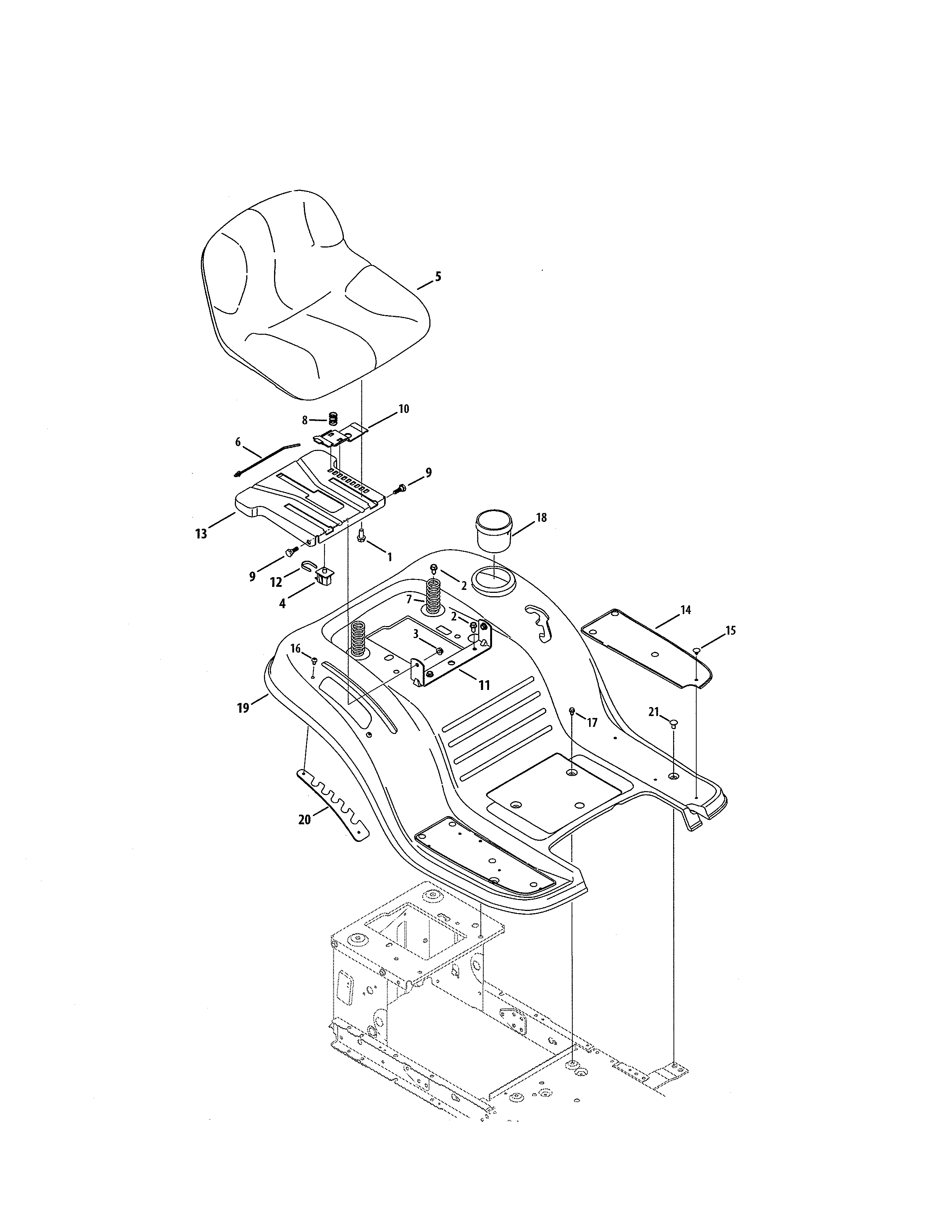 Seat/fender