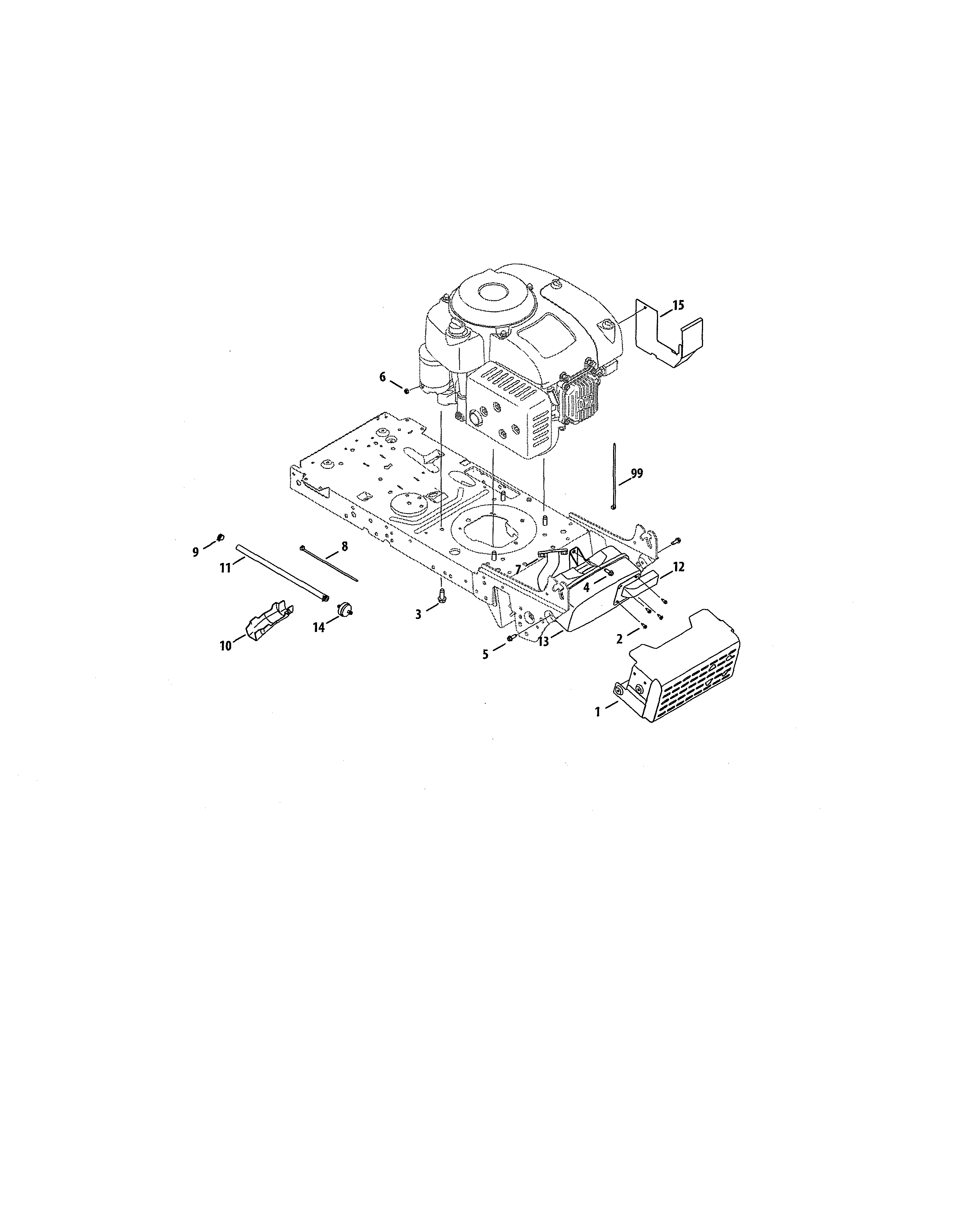 4P90HU/4P90HUA ENGINE/MUFFLER