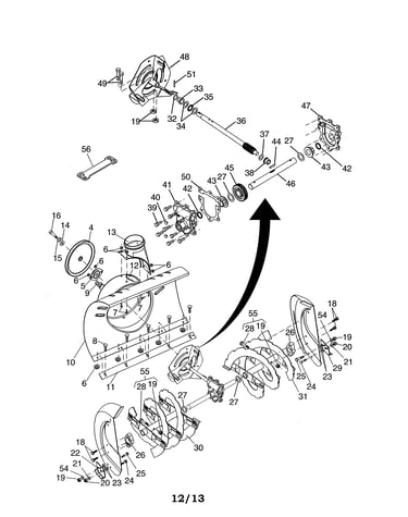 Auger & housing/impeller