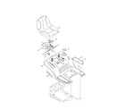 Craftsman 247203750 seat/fender diagram