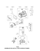 Cylinder/crankshaft/sump
