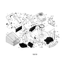 Husqvarna 917384590 engine/housing/handle diagram