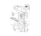 Craftsman 917773746 deflector/chassis diagram
