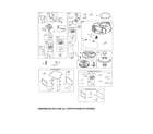 Craftsman 917280152 carburetor/blower housing diagram
