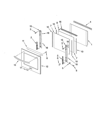 Oven door