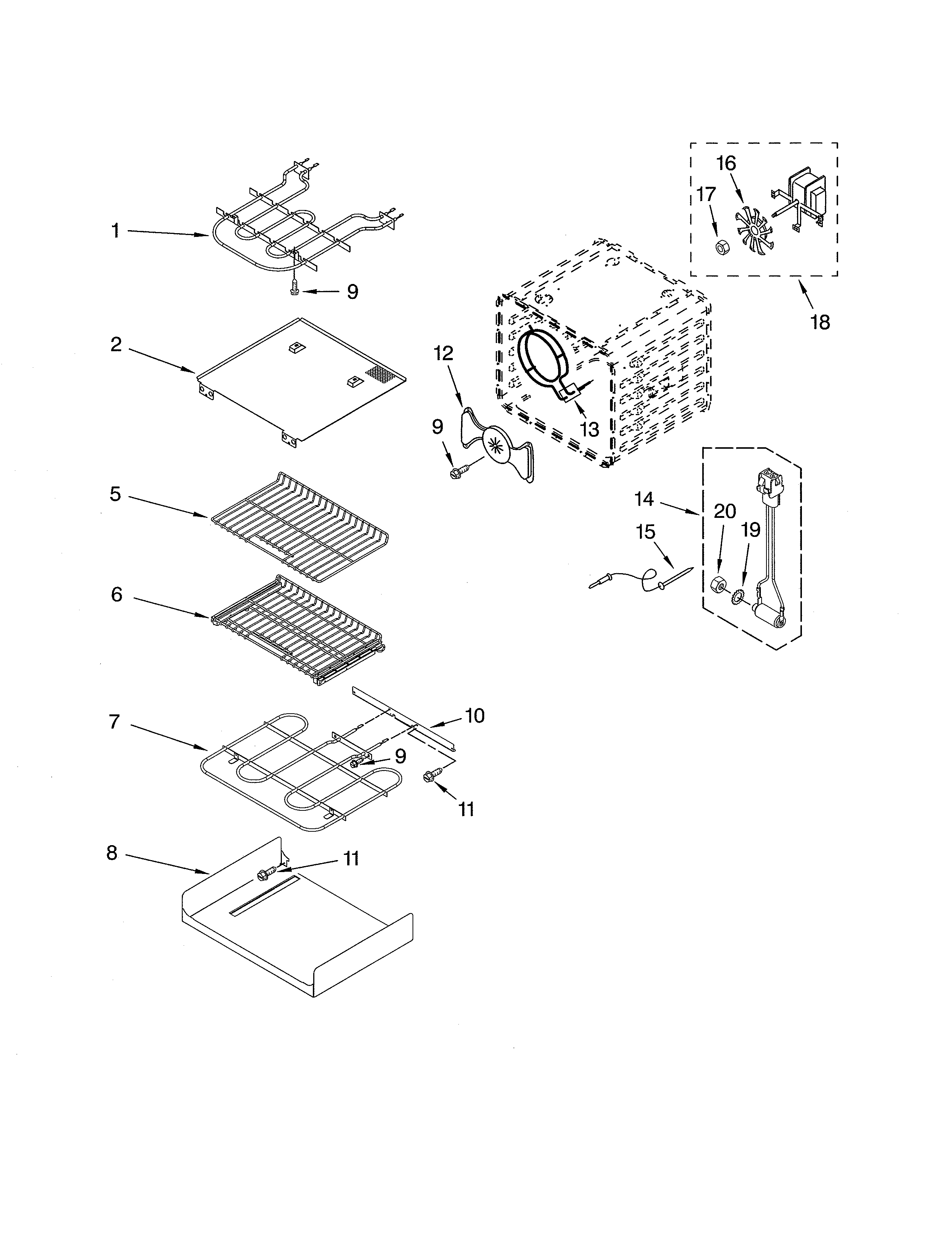 Internal oven