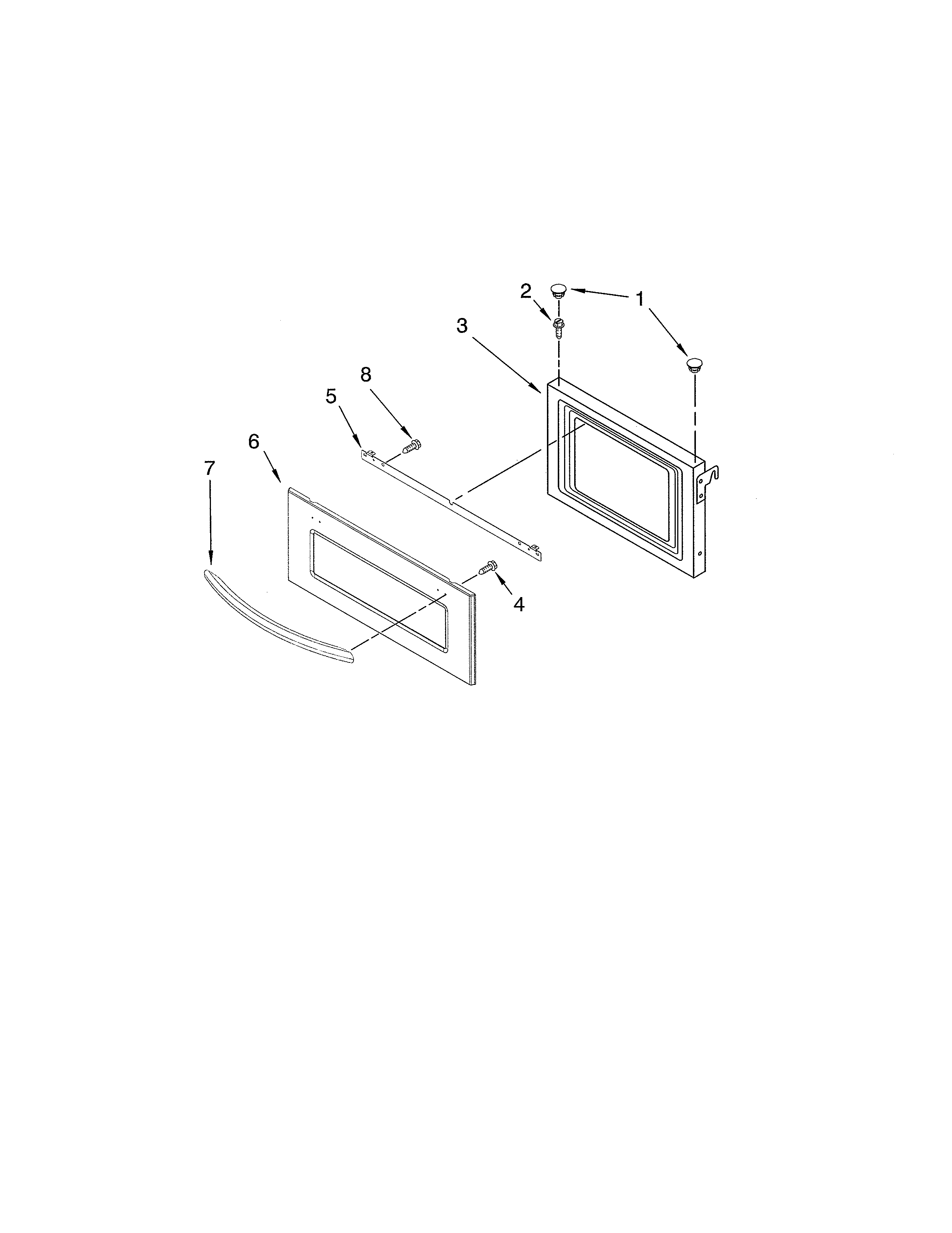 Microwave door