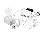 Craftsman 917375451 drive control/gear case/wheels diagram