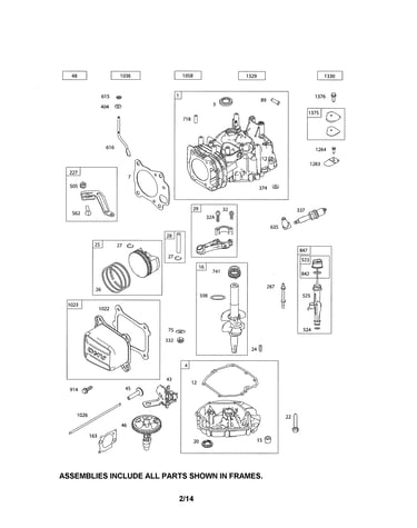 Cylinder/crankshaft/crankcase