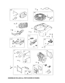 Head cylinder/muffler/blower housing
