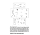 Briggs & Stratton 110P02-0003-F4 gasket sets diagram