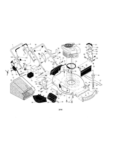 Engine/housing/handle