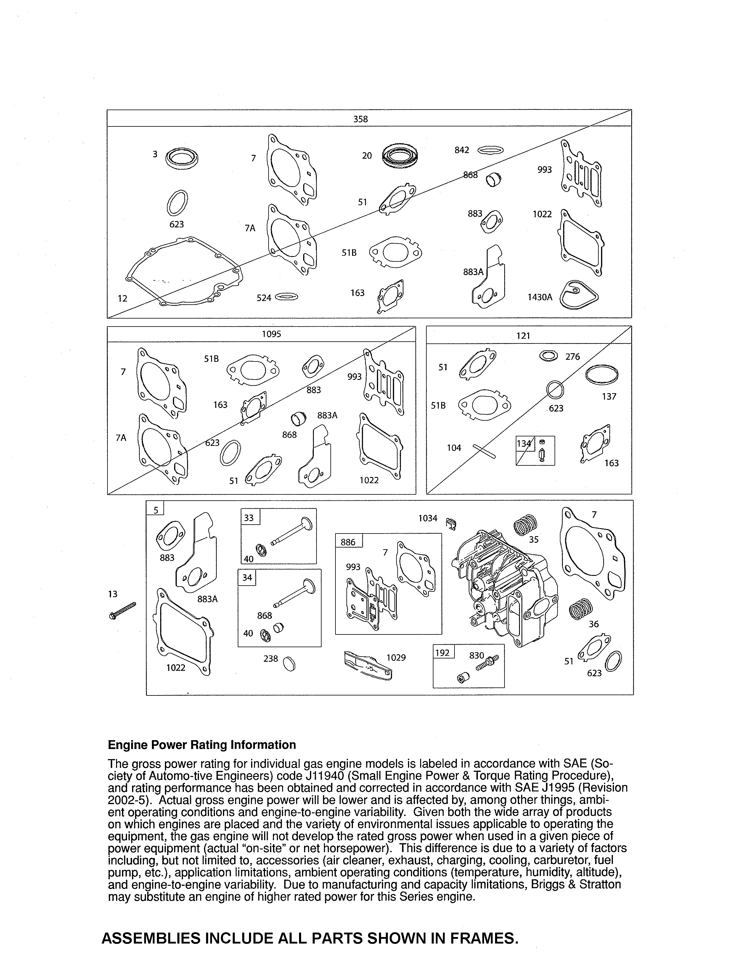 Gasket sets