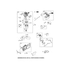 Briggs & Stratton 121S05-0013-F1 carburetor/fuel tank diagram