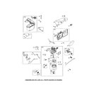 Briggs & Stratton 121R02-0003-F1 fuel tank/carburetor diagram