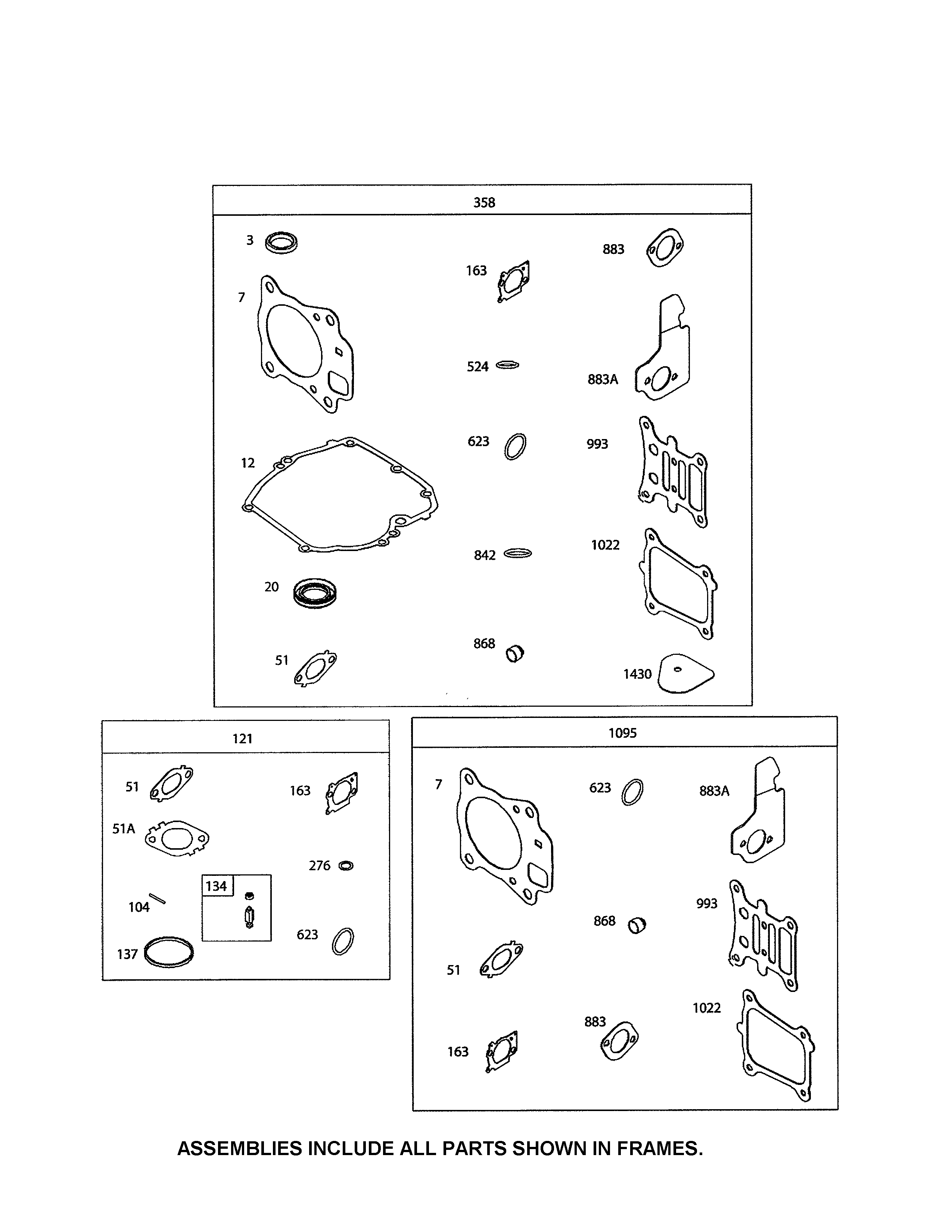 Gasket sets