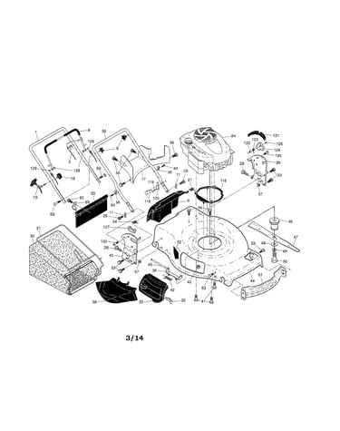 Engine/housing/handle