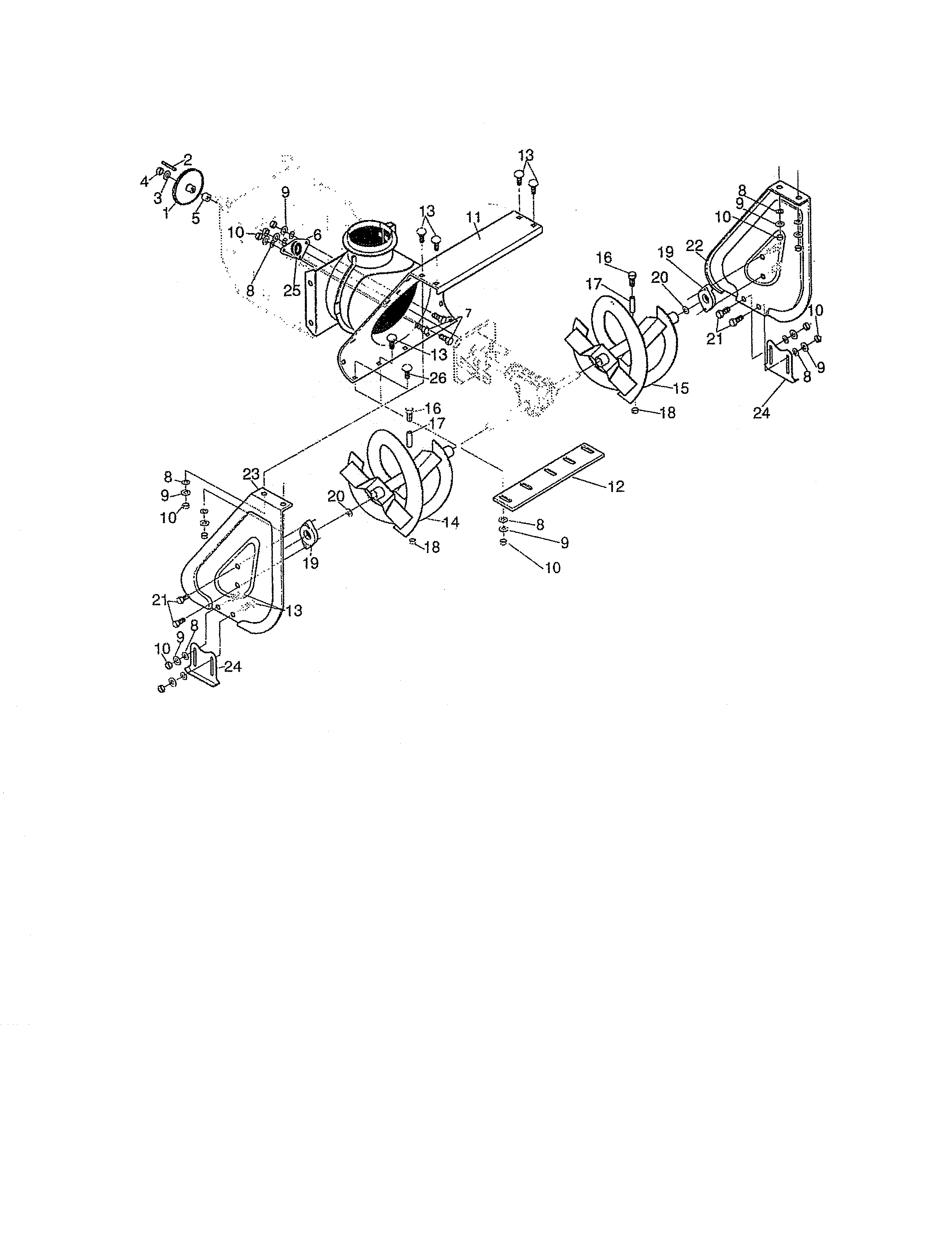 Auger housing