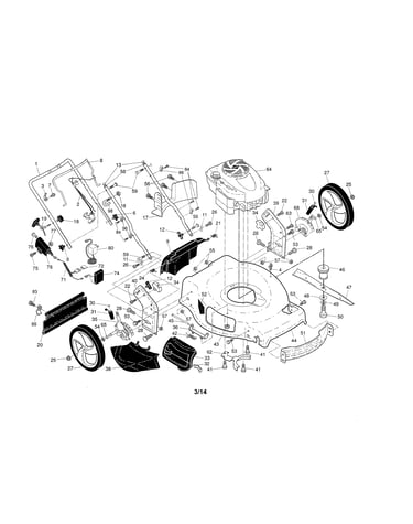Engine/housing/handle