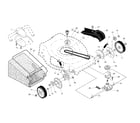 Craftsman 917370443 drive control/gear case/wheels diagram