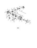 Cylinder/muffler/fuel tank
