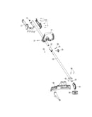 Drive shaft/handle/shield