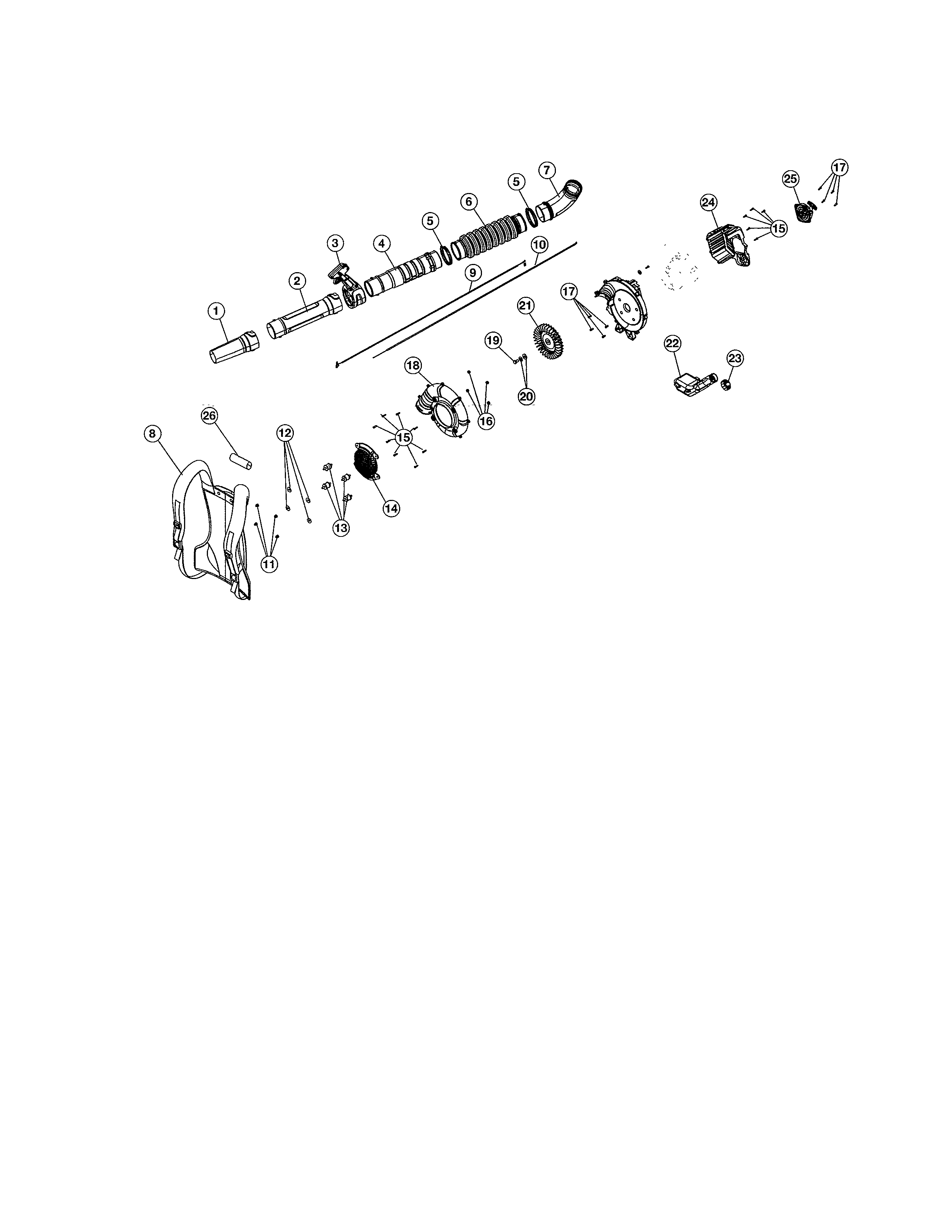 IMPELLER/FUEL TANK/TUBES