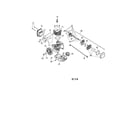 Troybilt 41AS2BVG966 shortblock/fuel tank/carburetor diagram
