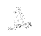 Troybilt 25A-516-966 handle/wheel/throttle cable diagram