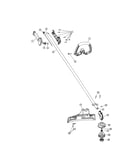 Drive shaft/handle/shield