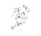 Troybilt 41DDT52C966 crankcase/cylinder/flywheel diagram