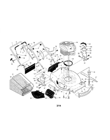 Engine/housing/handle