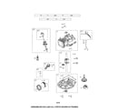 Briggs & Stratton 93J02-0022-F1 cylinder/crankshaft/crankcase diagram