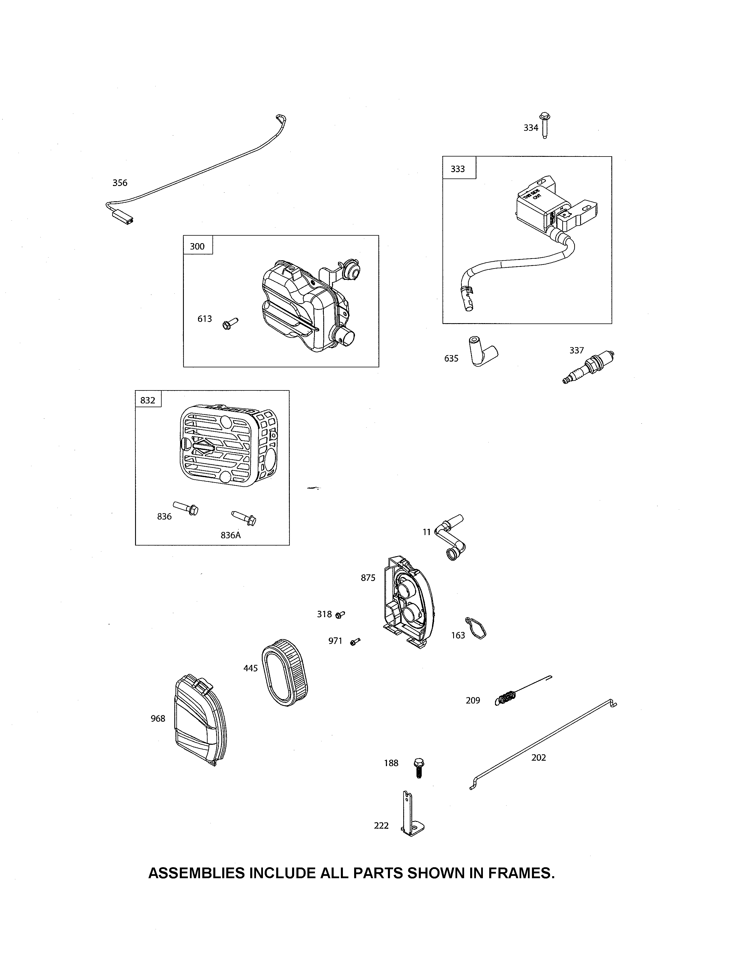 Muffler/armature-magneto