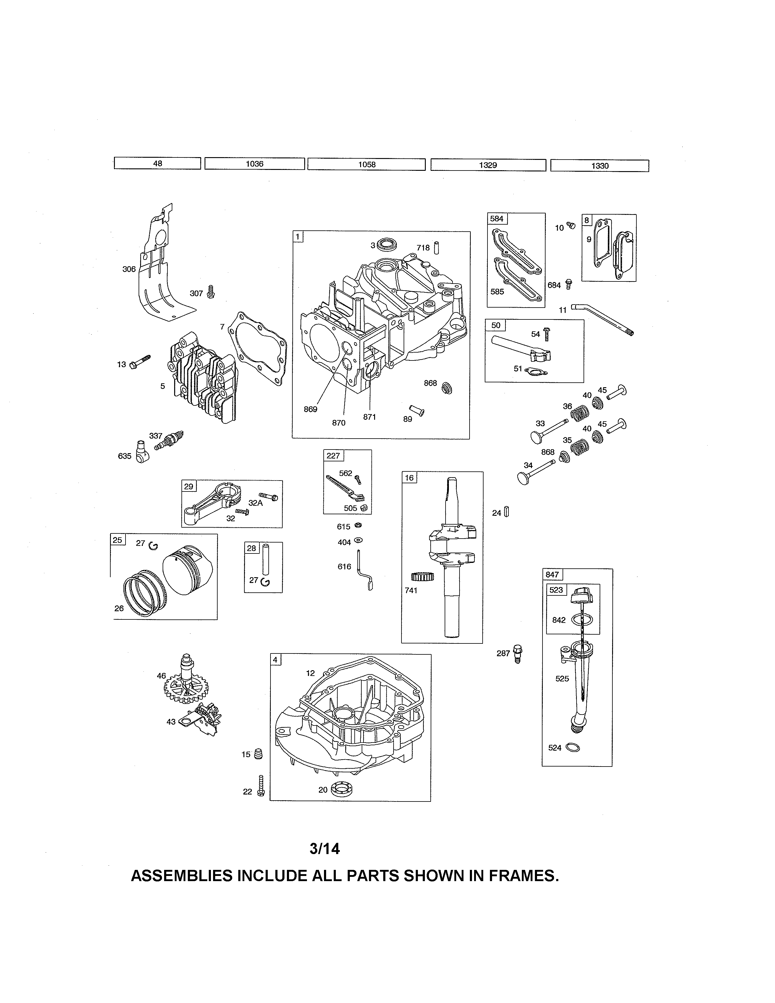 Craftsman platinum best sale 7.25 parts