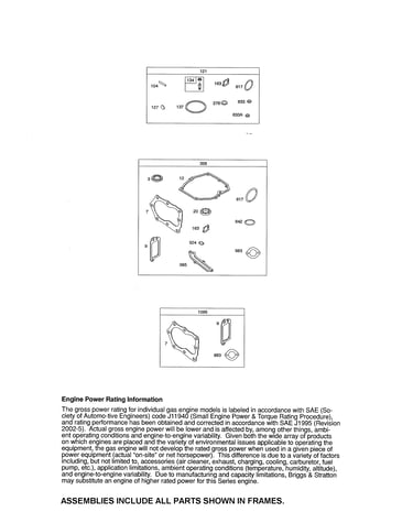 Gasket sets