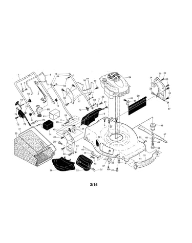 Engine/housing/handle