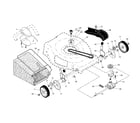 Craftsman 917375450 drive control/gear case/wheels diagram