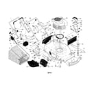 Craftsman 917375921 engine/housing/handle diagram