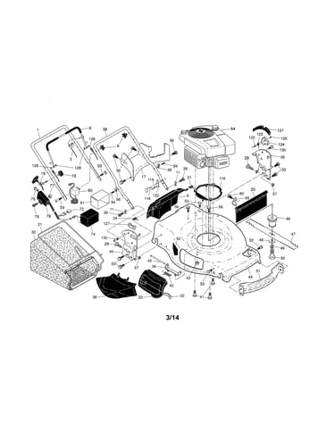 Engine/housing/handle