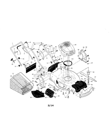 Engine/housing/handle