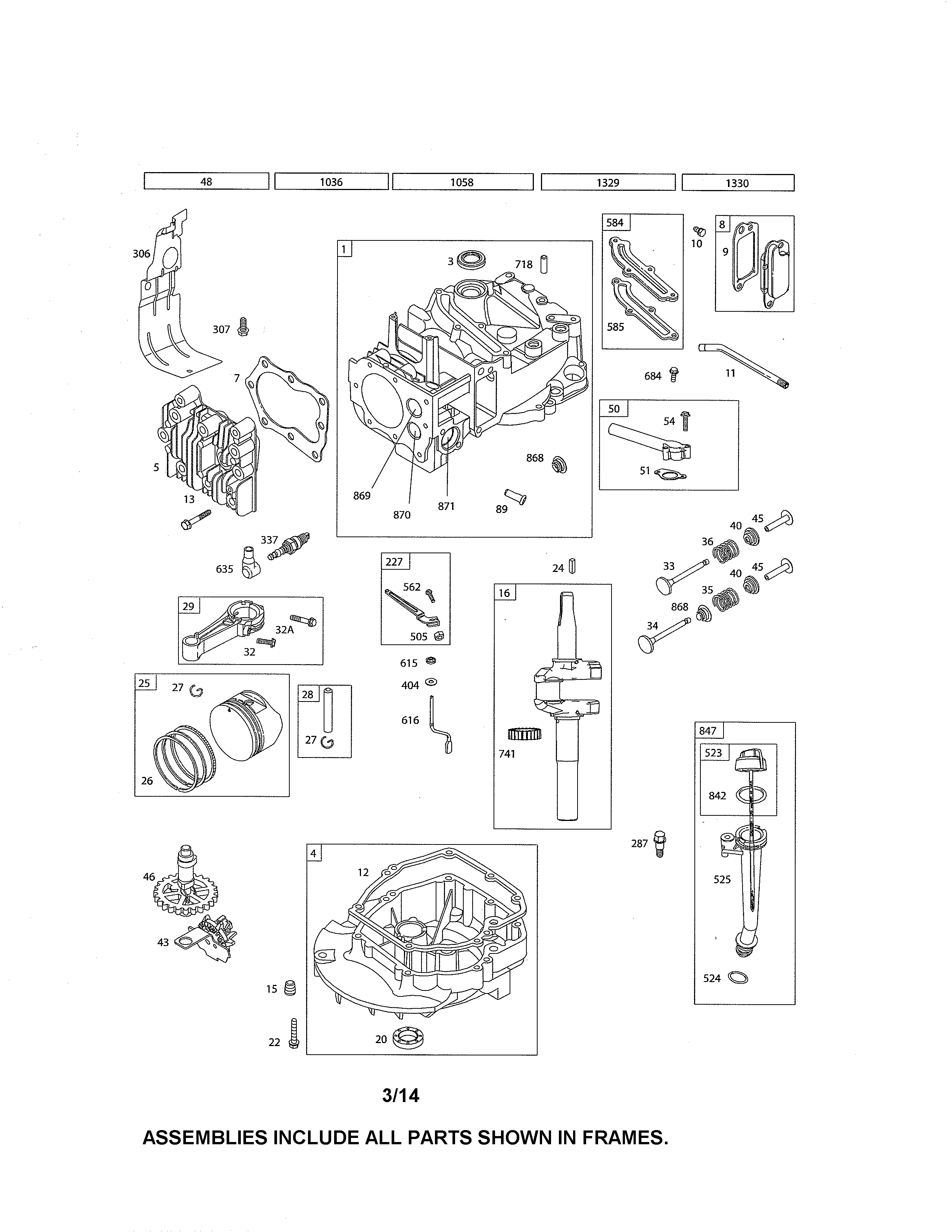 Cylinder/crankshaft/crankcase